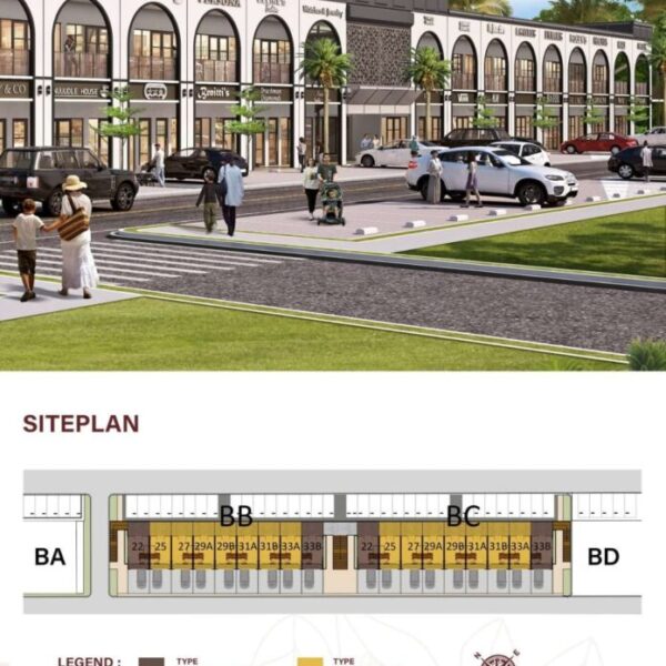 Ruko JGC Alfresco Balcony 2 Lantai